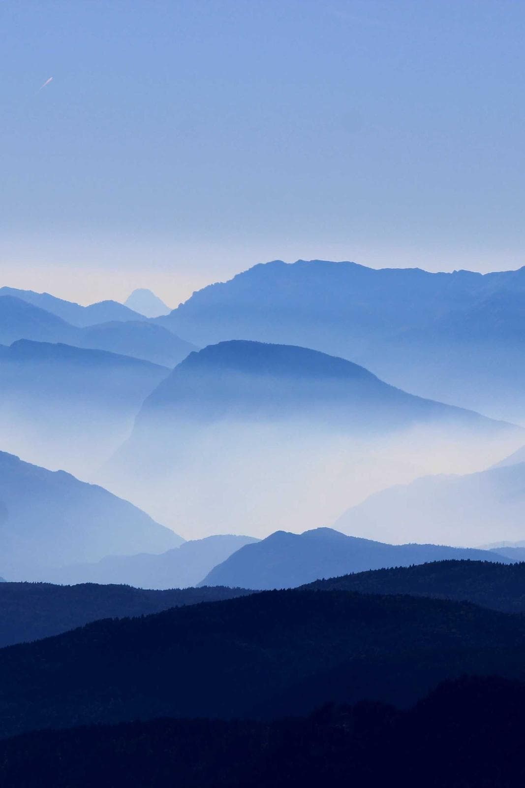 Double-height living space with floor-to-ceiling glazing